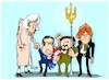 Cartoon: Emmanuel Macron-Zelenski (small) by Dragan tagged emmanuel,macron,francia,ukrania,volodimir,zelenski