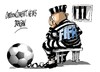 Cartoon: FIFA (small) by Dragan tagged fifa,fudbol,corrupcion,cartoon
