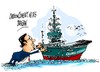 Cartoon: Francois Hollande (small) by Dragan tagged francois,hollande,portaaviones,charles,de,gaulle,francia,politics,cartoon