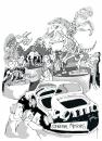 Cartoon: GM cricis (small) by Dragan tagged gm,automobil,industri,cricis