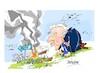 Cartoon: Joe Biden-desescalada (small) by Dragan tagged joe,biden,desescalada