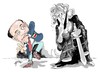 Cartoon: Justicia italiana-Berlusconi (small) by Dragan tagged silvio berlusconi justicia italia politics