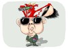 Cartoon: Kim Jong-il (small) by Dragan tagged kim,jong,il,corea,del,norte,politics