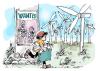 Cartoon: Los molinos (small) by Dragan tagged los,molinos,energi,renovable