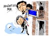 Cartoon: Manuel Barroso- Karel de Gucht (small) by Dragan tagged jose,manuel,barroso,karel,de,gucht,comision,europea,ue,trafico,influencia,corupcion,politics,cartoon