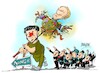 Cartoon: Munich-Zelenski (small) by Dragan tagged munich,zelenski