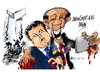 Cartoon: Poroshenko-Obama- selfie (small) by Dragan tagged petro,poroshenko,ukraina,eeuu,barack,obama,selfie,politics,carttoon