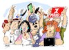 Cartoon: Primero de Mayo (small) by Dragan tagged primero,de,mayo