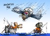 Cartoon: Progress 59 (small) by Dragan tagged progress,59,nave,espasial,roscosmos,oceano,pacifico,cartoon