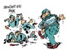 Cartoon: Siemens-programa de ahorro (small) by Dragan tagged siemens,peter,lösche,ahorro,recortes,economi,cricis,cartoon