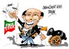 Cartoon: Silvio Berlusconi-regreso (small) by Dragan tagged silvio,berlusconi,italia,forza,justicia,condena,politics,cartoon