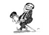 Cartoon: Silvio Berlusconi (small) by Dragan tagged silvio,berlusconi,benito,mussolini,italia,politics,political,cartoon