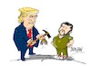 Cartoon: Trump-Tomahawk a Zelenski (small) by Dragan tagged trump,tomahawsk,zelenski