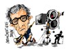 Cartoon: Woody Allen-sin titulo (small) by Dragan tagged woody,allen,amazon,tv,film,cartoon