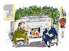 Cartoon: Zelenski-Biden-calentamiento (small) by Dragan tagged zelenski,biden,ukrania
