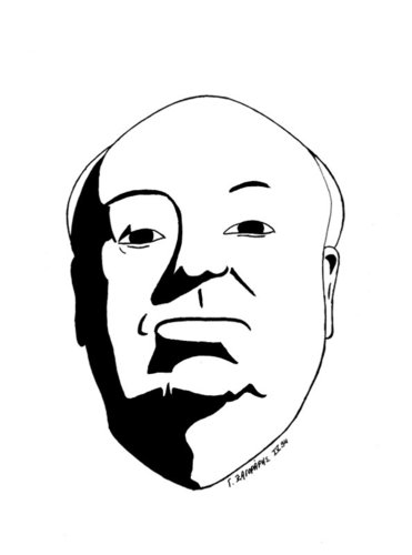 Cartoon: Hello Alfredd (medium) by johnxag tagged actor,cinema,theatre,johnxag