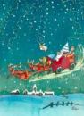 Cartoon: christmas santa claus is coming (small) by johnxag tagged christmas,santa,claus,reindeer