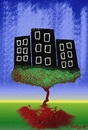 Cartoon: nature rules (small) by johnxag tagged roots,nature,cities,tree,forest,environment,johnxag