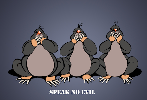 Cartoon: 3 Moles... (medium) by berk-olgun tagged moles