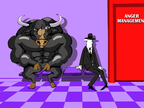 Cartoon: Anger Management... (medium) by berk-olgun tagged anger,management