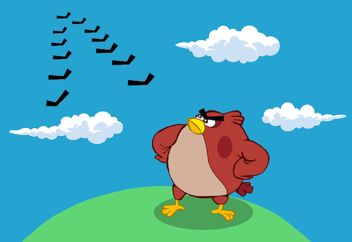 Cartoon: Angry Birds... (medium) by berk-olgun tagged angry,birds