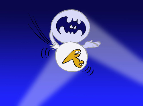 Cartoon: Batman vs Robin... (medium) by berk-olgun tagged batman,vs,robin