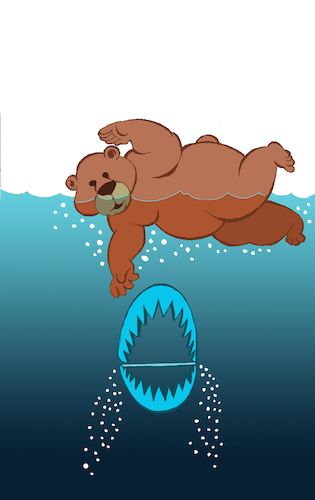 Cartoon: Bear Trap... (medium) by berk-olgun tagged bear,trap