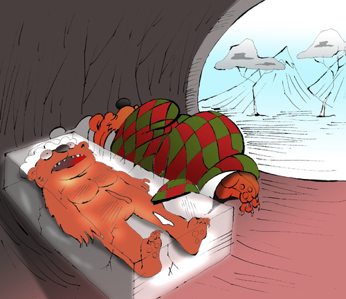 Cartoon: Blanket... (medium) by berk-olgun tagged blanket