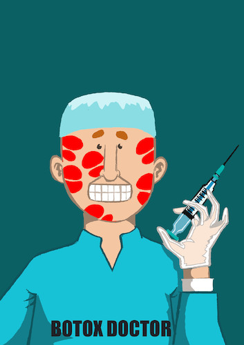 Cartoon: Botox Doctor... (medium) by berk-olgun tagged botox,doctor