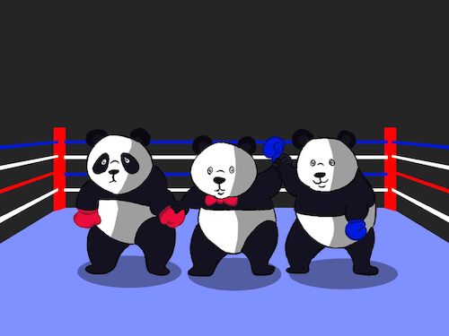 Cartoon: Boxing Panda... (medium) by berk-olgun tagged boxing,panda