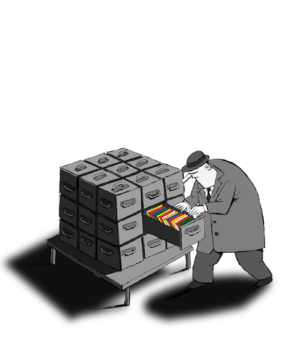 Cartoon: Bureaucracy... (medium) by berk-olgun tagged bureaucracy