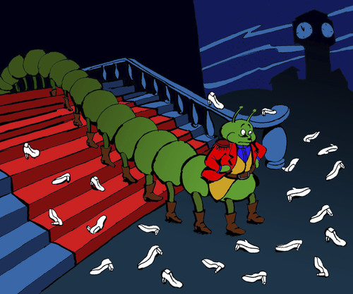 Cartoon: Centipede Prince... (medium) by berk-olgun tagged centipede,prince