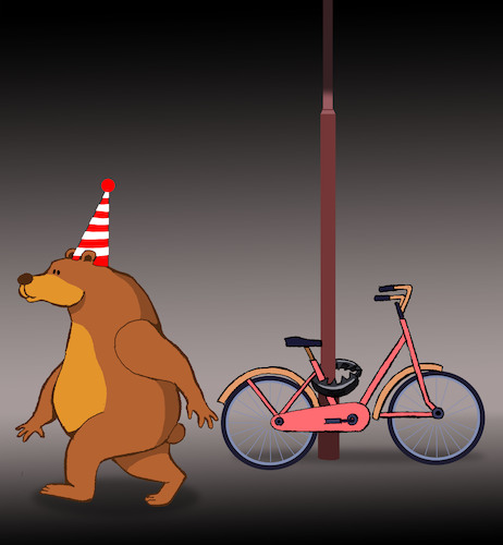 Cartoon: Circus Bear... (medium) by berk-olgun tagged bear