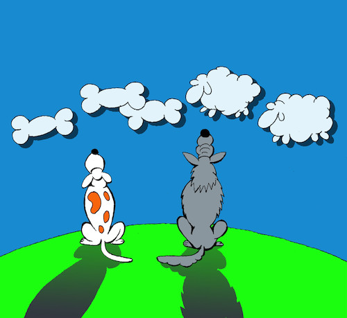 Cartoon: Clouds... (medium) by berk-olgun tagged clouds