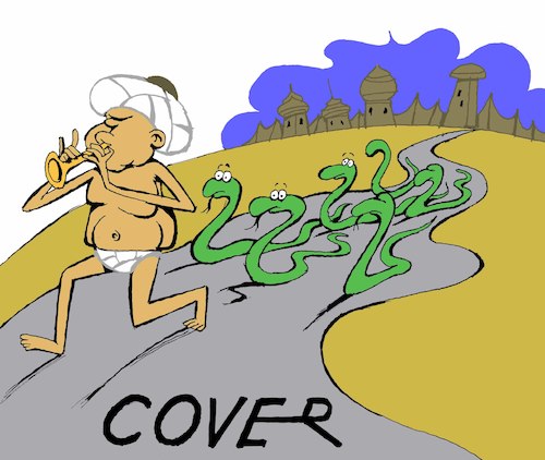 Cartoon: Cover... (medium) by berk-olgun tagged cover