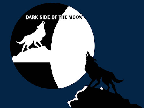 Cartoon: Dark Side of the Moon... (medium) by berk-olgun tagged dark,side,of,the,moon