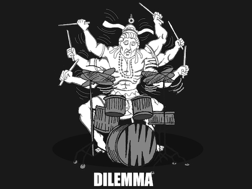 Cartoon: Dilemma... (medium) by berk-olgun tagged dilemma
