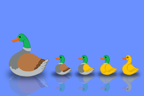 Cartoon: Duck Family... (medium) by berk-olgun tagged duck,family