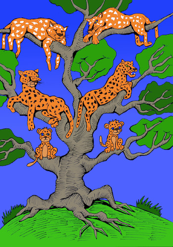 Cartoon: Family Tree... (medium) by berk-olgun tagged family,tree