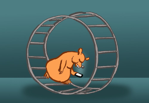 Cartoon: Hamster... (medium) by berk-olgun tagged hamster