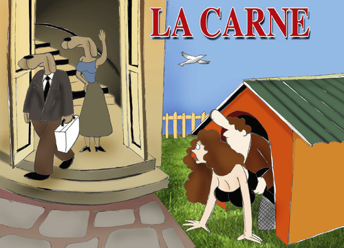 Cartoon: LA CARNE.. (medium) by berk-olgun tagged la,carne