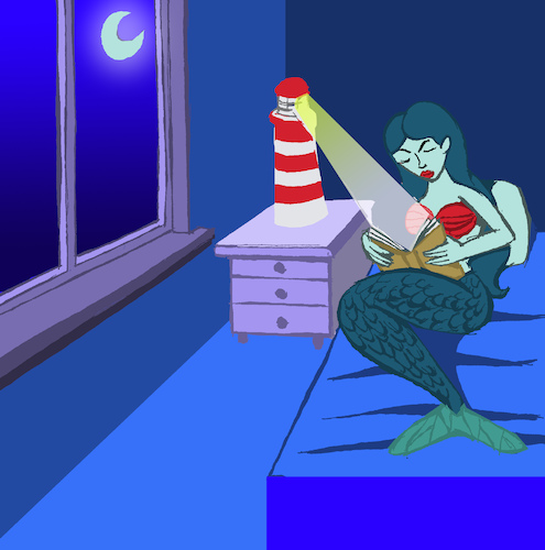 Cartoon: Lighthouse... (medium) by berk-olgun tagged lighthouse