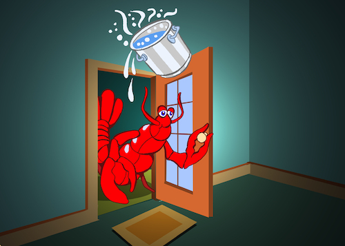 Cartoon: Lobster... (medium) by berk-olgun tagged lobster