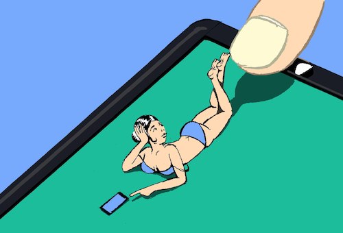 Cartoon: Mobile Phone... (medium) by berk-olgun tagged mobile,phone