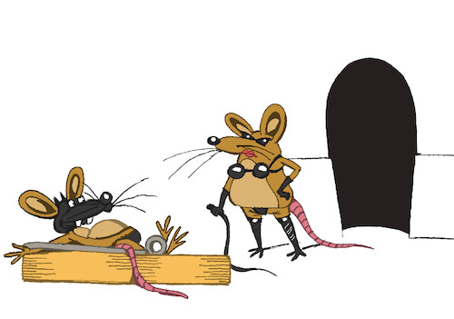 Cartoon: Mouse Trap... (medium) by berk-olgun tagged mouse,trap
