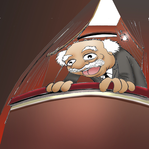 Cartoon: Muppet Old Guy.. (medium) by berk-olgun tagged old,guy