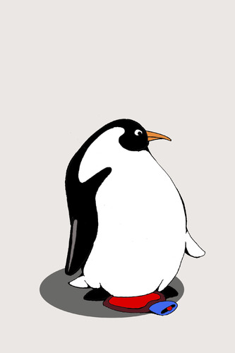 Cartoon: Penguin... (medium) by berk-olgun tagged penguin