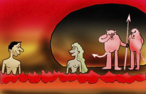 Cartoon: Pink Humor.. (medium) by berk-olgun tagged pink,humor