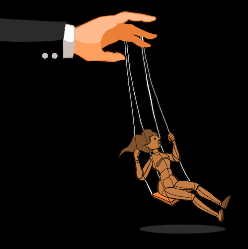 Cartoon: Puppet... (medium) by berk-olgun tagged puppet