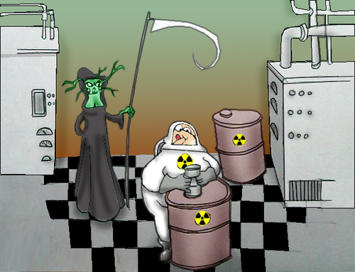 Cartoon: Radiation.. (medium) by berk-olgun tagged radiation